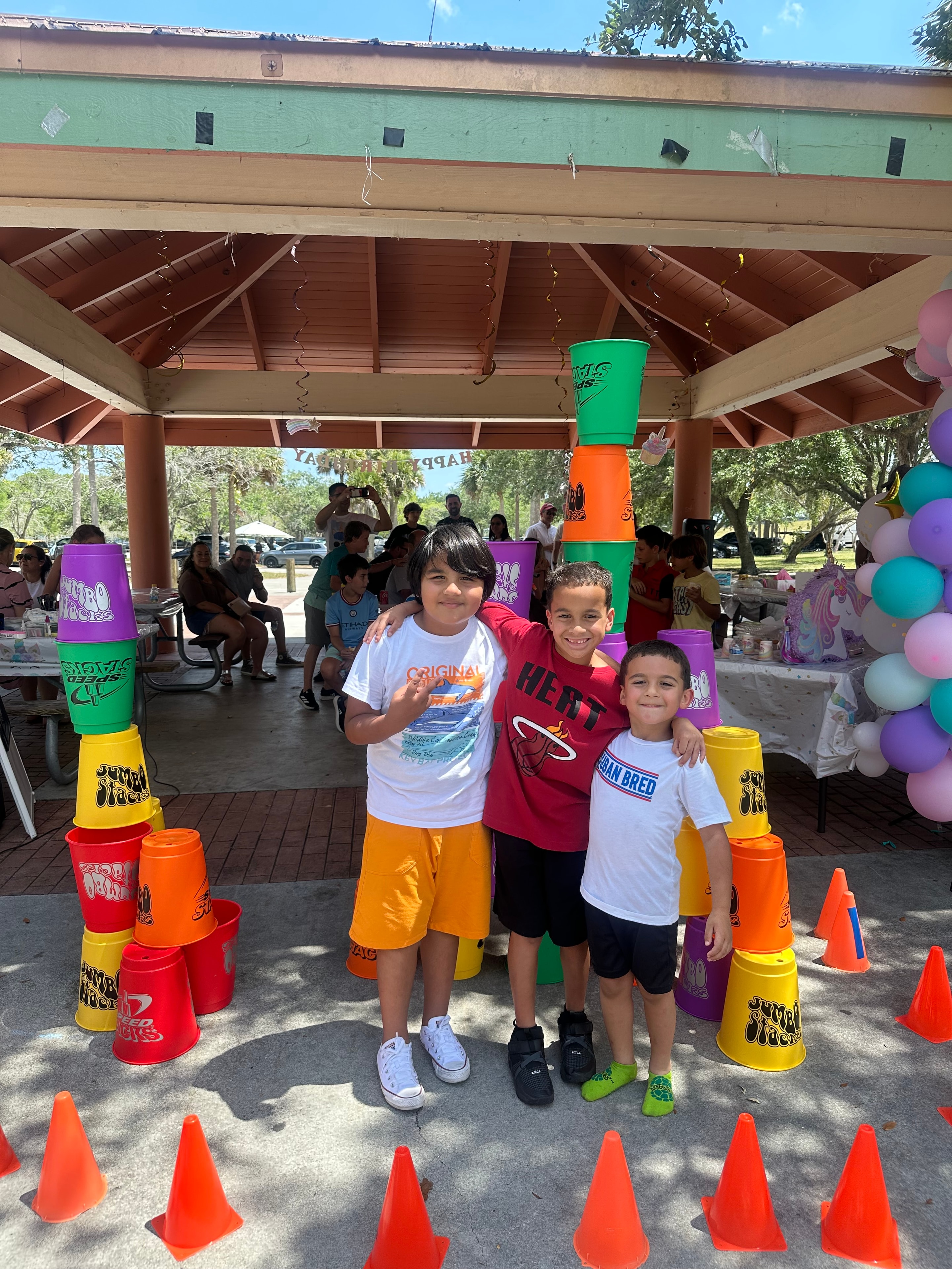 OOOPSY Gamemaster activity with kids at birthday party